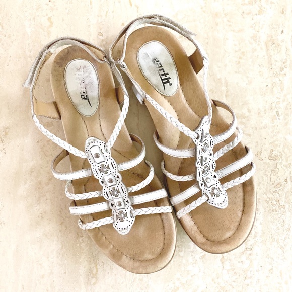 earth tone sandals